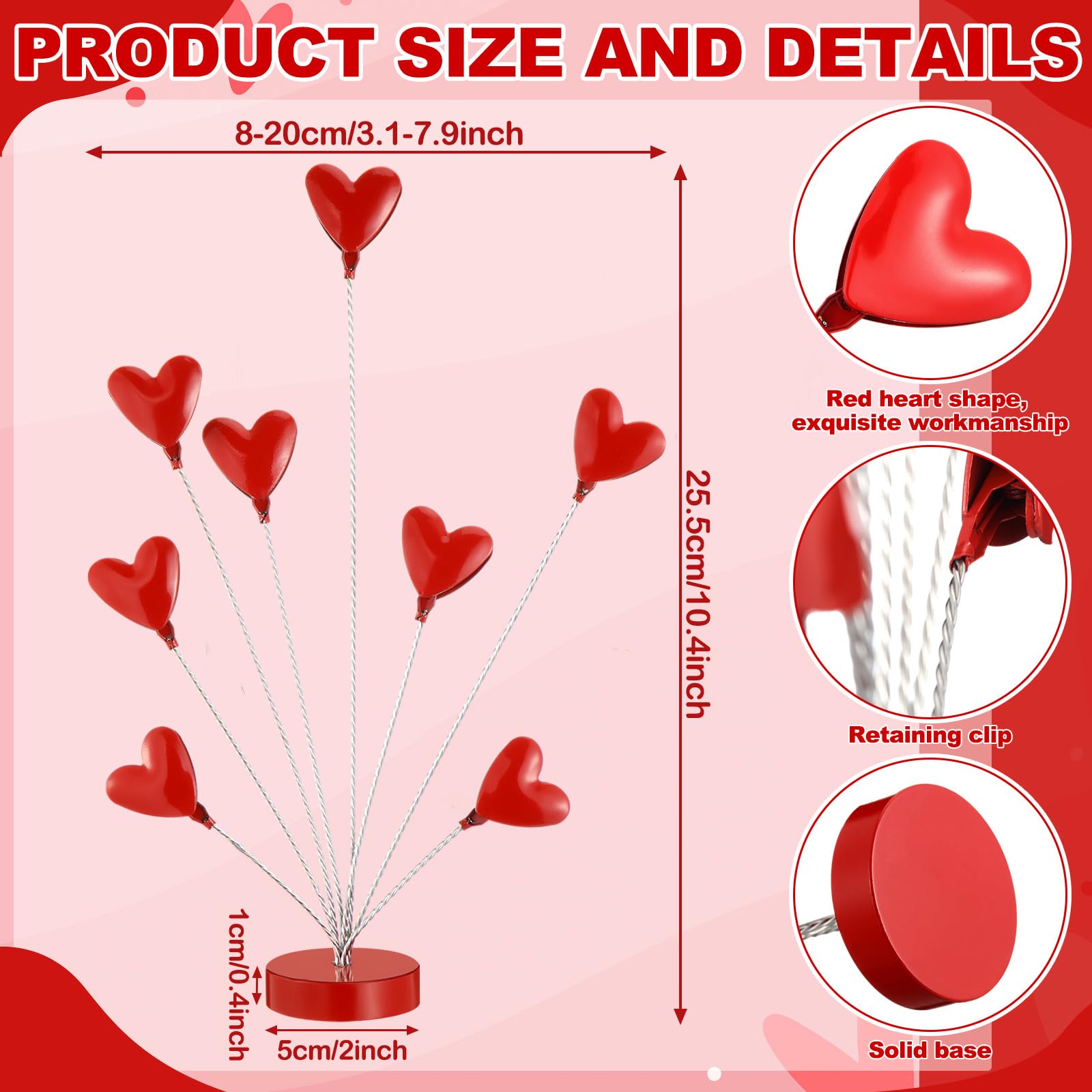 Amazon.com: Colingmill Valentine's Day Photo Tree Holder Clip 8